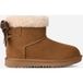 UGG® Mini Bailey DuaBow-laars in Chestnut, Maat 37, Wol