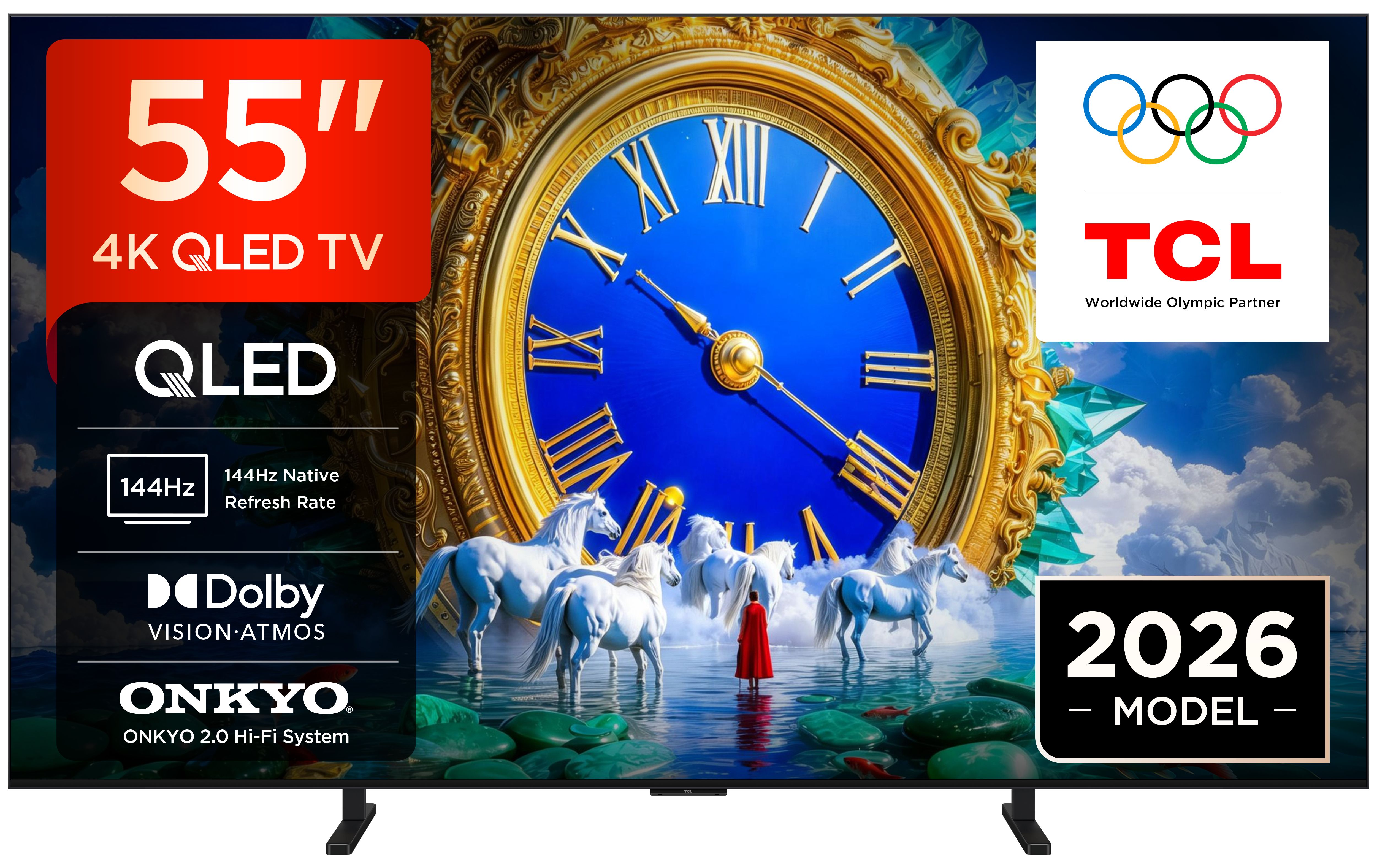 TCL A400 / 4K Ultra HD Smart TV / 55 inch / 2026
