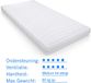 Droommatras Pocketvering kindermatras Luna 80x190 dikte 20 cm