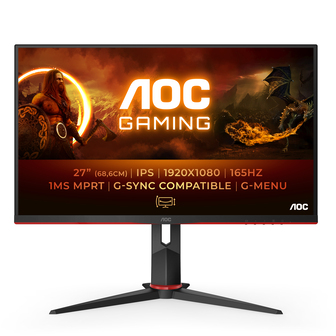 AOC 27G2SPU/BK 27" Full HD IPS Gaming Monitor - 165Hz