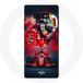 Maniacase Etui voor Samsung Galaxy Note 9 Formule 1 Sebastian Vettel F1 Driver Red