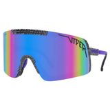 Pit Viper The Mangrove Synthesizer Sonnenbrille Transparent Blau Lila Revo/CAT3