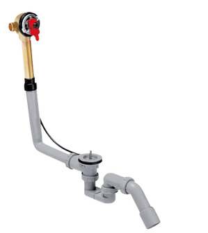 Hansgrohe Exafill badafvoer, overloop en vulcombinatie met waste basisgarnituur voor normaal bad 58125180