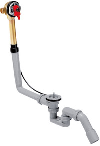 Hansgrohe Exafill badafvoer, overloop en vulcombinatie met waste basisgarnituur voor normaal bad 58125180