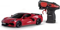 Revell Control 24697 Corvette C8 I op afstand bestuurbare auto met nauwkeurige bediening 2,4 GHz I1:24 schaal I 19,8 cm lang, rood