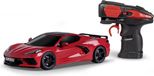 Revell Control 24697 Corvette C8 I op afstand bestuurbare auto met nauwkeurige bediening 2,4 GHz I1:24 schaal I 19,8 cm lang, rood