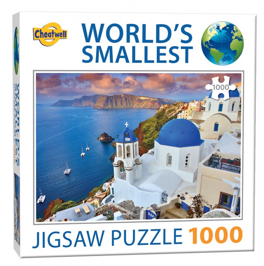 Cheatwell World's Smallest - Santorini Puzzel (1000 stukjes)