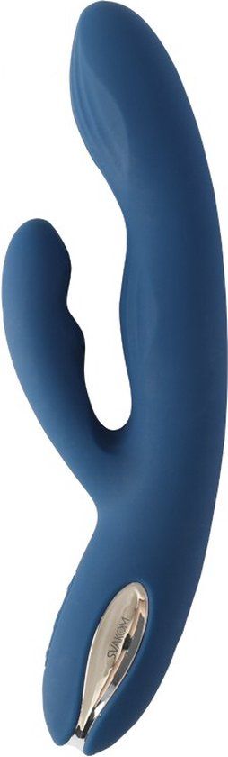 Svakom - Aylin - Rabbit Vibrator Met Vibrerende Tip - Blauw