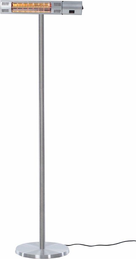 Sunred Ultra - Staande Terrasverwarmer - 2000W - Zilver - Met Afstandsbediening