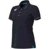 Arena Dames Poloshirt Team Solid Cotton Marine