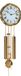 Hermle Wandklok Messing Goud 68 cm x 22 cm x 9,5 cm