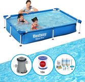 Steel Pro Bestway Zwembad Steel Pro 221x150x43 cm - Met accessoires