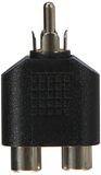 PremiumCord adapter 1x cinch-stekker - 2x cinch-bus