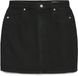 Vero Moda VMTESSA High Waist Korte Denim Rok - Zwart Denim - Maat M