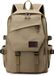 CarryQuest® - Sac à dos de voyage Hommes - Grande Capacité + Bretelles réglables - Toile durable - Kaki