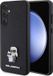 Karl Lagerfeld Backcase hoesje geschikt voor Samsung Galaxy S24+ - Effen Zwart - Kunstleer