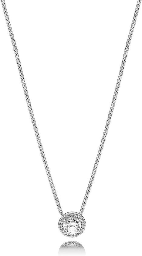 PANDORA Ketting zilver Classic Elegance zilverkleurig 45 cm 396240CZ-45
