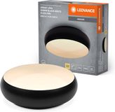 Ledvance ORBIS Livia LED-Deckenleuchte mit Metallring, schwarz-weiß, 16W, 1000lm, 3000K, 300mm, 830 freundliches Warmweiß, durch Klicken in 3-Stufen dimmbar, IP20, Montageschrauben und Dübel inklusive
