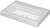 Wastafel INK Dock Wastafel Polystone met 1 Kraangat - Glans Wit