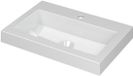 Wastafel INK Dock Wastafel Polystone met 1 Kraangat - Glans Wit