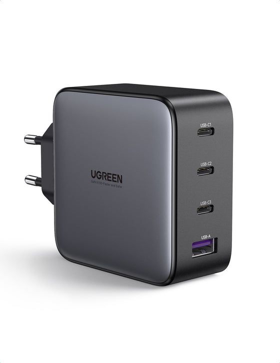 Ugreen Nexode 100W GaN USB-C USB-A Charger - Black