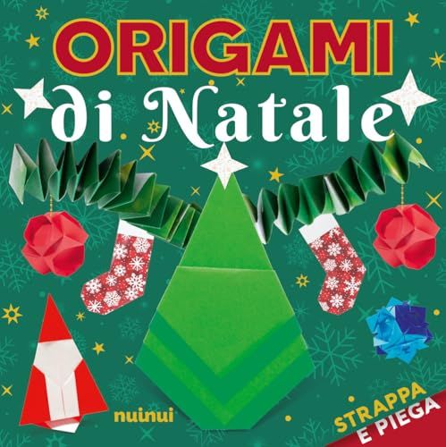 Origami nuinui Origami di Natale. Strappa e piega
