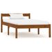 VidaXL Bedframe massief grenenhout honingbruin 90x200 cm