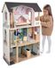Maison de poupées en bois - 3 étages - Avec ascenseur - Pour poupées jusqu'à 30 cm - Échelle 1:6