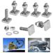 T-bout dakdrager - M8 x 35 mm - Acier inoxydable - Set van 8 met sluitringen en moeren