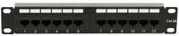 DSIT 10 inch CAT6a UTP patchpaneel - 12 poorts