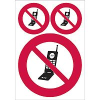 HERMA Information label 'no mobile´ weatherproof 1 sheet