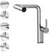 Sans marque Robinet de cuisine - Chrome
