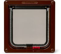 Cat Mate Afsluitbaar Kattenluik - Bruin - 19,2 cm x 20 cm - 304B