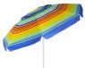 Eurotrail Parasol de plage rond multicolore 160cm