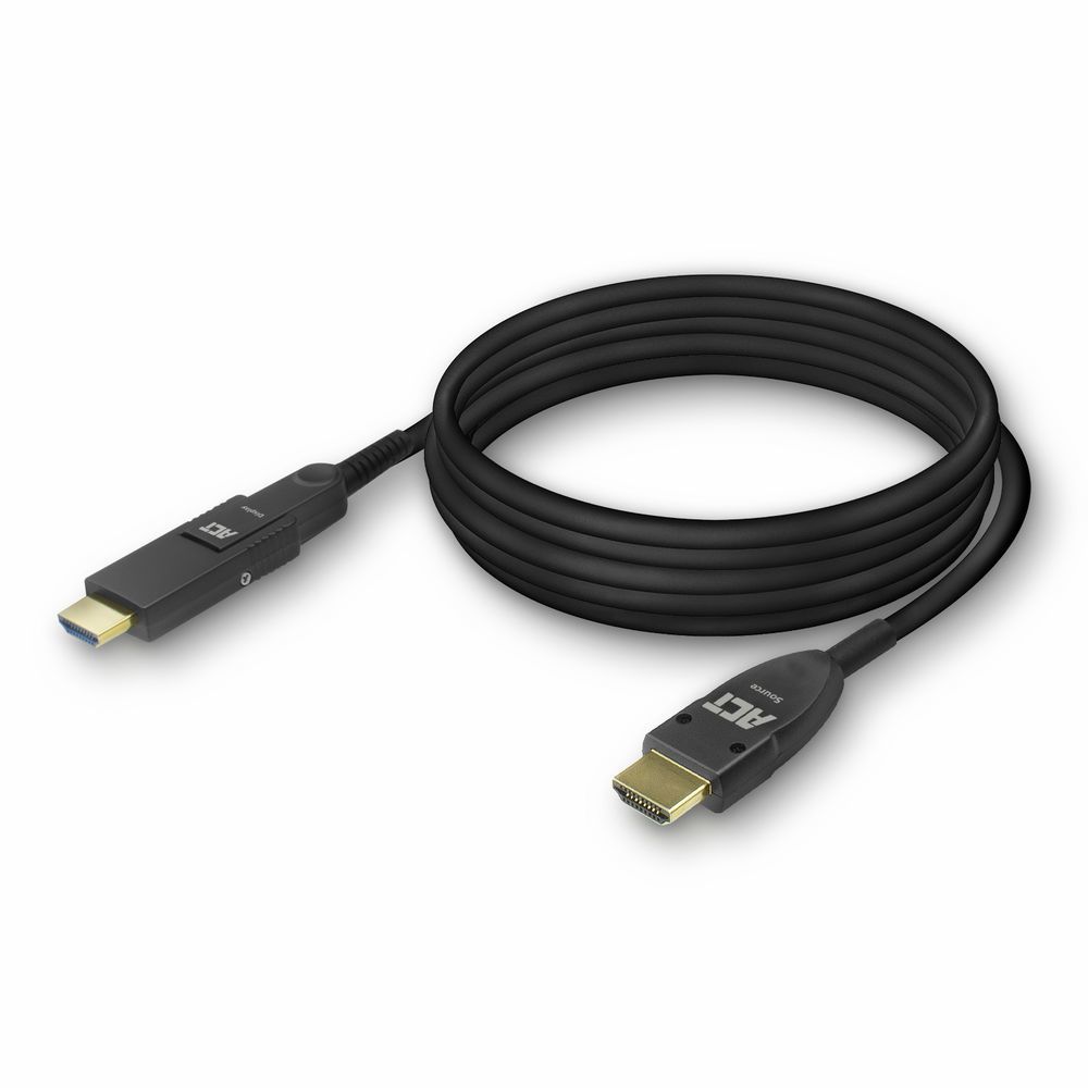 ACT 15m HDMI 2.0 Active Optical Cable - 4K - Detachable Connectors