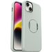 OtterBox OtterGrip Symmetry hoes voor iPhone 14 Plus voor MagSafe, valbestendig, beschermhoes met ingebouwde grip,3x getest volgens militaire standaard,antimicrobiële bescherming, Groen