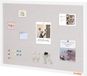 VEVOR Wit kurkbord van 91,4 x 60 cm met linnen oppervlak - Stijlvol wandgemonteerd prikbord voor thuis, school, kantoor - Elegant en functioneel notitiebord