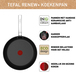 Tefal Renew+ Black keramische koekenpan 20 cm - inductie