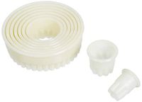 Lacor 68092 Set met 9 deeguitstekers, rond, gegolfd