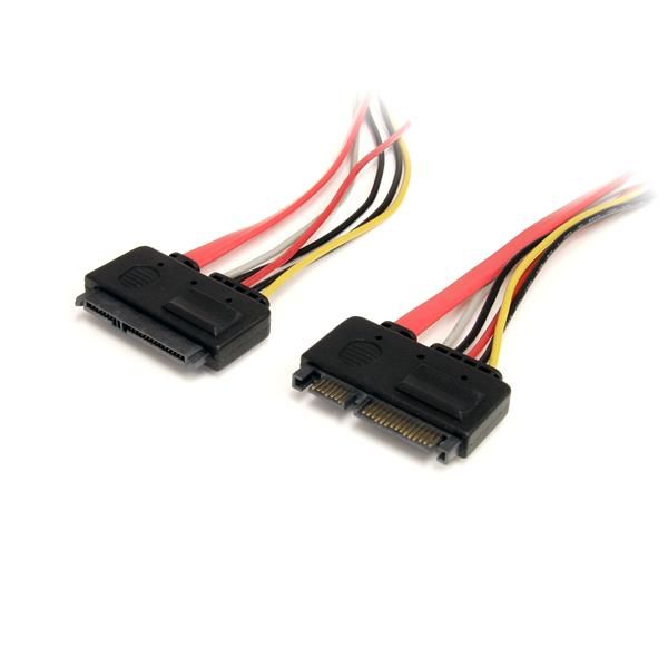 StarTech.com 30cm SATA Voeding en Data Verlengkabel - SATA22PEXT