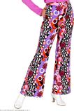 Finidi Disco broek groovy stijl jaren 70 dames L/XL Roze