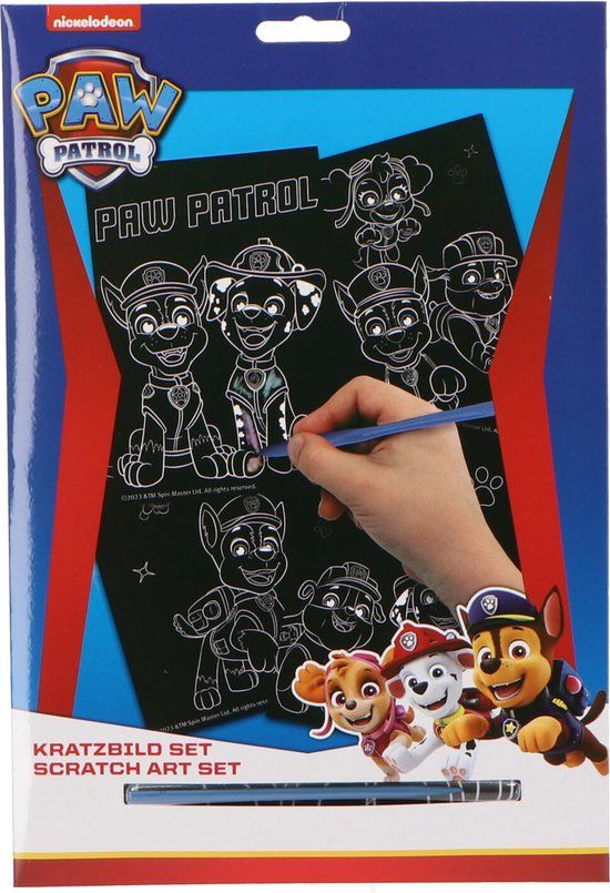 PAW Patrol Scratch Art Set