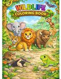 Wildlife coloring book