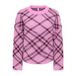 ONLY gebreide trui met wol - roze/donkerrood