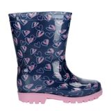 Gevavi Meisjeslaars Elis Roze - Veterboots - Rubber - Maat 28