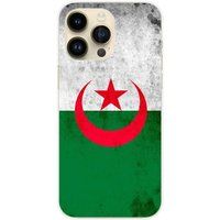 Apple iPhone 15 Pro Max Drapeau algerie bedrukt siliconen hoesje