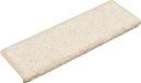 vidaXL Trapmatten 15 st 65x21x4 cm wit rechthoekige rand