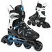 Solidchoice - Patins à roulettes pour hommes avec coque semi-rigide et platine en aluminium