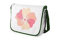 Le Jardin du Lin Digitaal bedrukte messenger schooltas met kaki riem voor meisjes en jongens, terug naar school, koerierstassen voor scholieren, schoudertassen, maat: 29x36 cm, multicolor, Messenger schooltassen voor meisjes en jongens