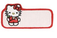 HKM 10231423 patches, stof, wit, 87 mm
